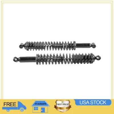 For Dodge W100 D100 D200 W200 Pack of 2 Rear Monroe Load Adjusting Shocks Pair X - Image 1 of 3