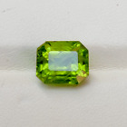5 Ct Natural Green Peridot, Emerald Cut, Top Luster Loose Gemstone from Pakistan