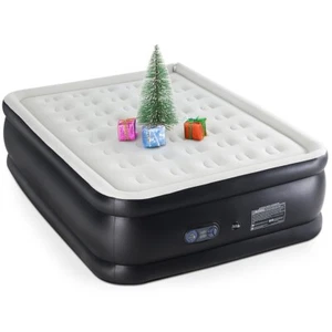 Air Mattress Inflatable Blow Up Airbed High Capacity Pump Non-Slip Bottom - Picture 1 of 14