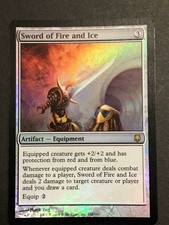 MTG Sword of Fire and Ice  Foil  Darksteel, NM, English