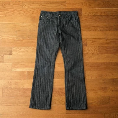 Jeans Polo Vintage Y2K Co Signature Bootcut Jeans Azul Oscuro Rayas Denim Talla 4 Foto 1 de 4