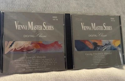 Vienna Master Series Digital Classic 2 CDs Lot Handel & Haydn 1990 - Like New! Foto 1 de 4