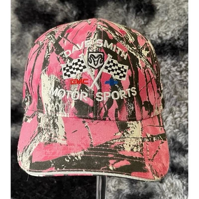 Sombrero Dave Smith Motor Sports Rosa Realtree Camuflaje Correa Trasera Foto 1 de 4