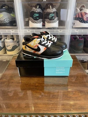 DS NEW Nike SB Dunk Low QS Raygun Toddler TD Size 10C CJ1396-001 Kids 2019 Skate - Image 1 of 4