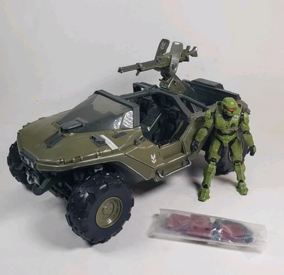 Vehículo World Of Halo Infinite Warthog 11" con Master Chief y accesorios Jazwares 2020 Foto 1 de 4