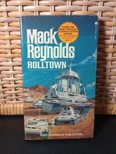 Vintage 1976 – Rolltown by Mack Reynolds – paperback – 1st Science Fiction  - Picture 1 of 8