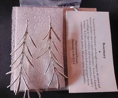 Pendientes largos de romero MICHAEL MICHAUD #4415 Foto 1 de 3