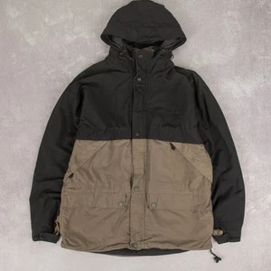 Timberland Vintage Two Tone Hooded Jacket S Men's Brown Outdoor Hiking - Picture 1 of 6