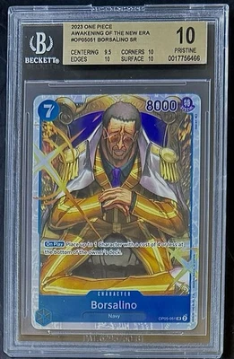 BGS 10 One Piece OP05-051 SR Borsalino - English - Awakening of the New Era - Image 1 of 2