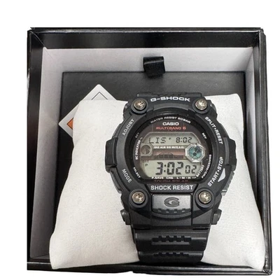 Casio G-Shock Tough Solar Multi-Band 6 GW7900-1 Black Resin 50mm Watch - Image 1 of 4