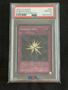 2004 Yugioh Shadow Spell Kaiba Evolution SD PSA 10 Mint! (POP4) - Picture 1 of 3