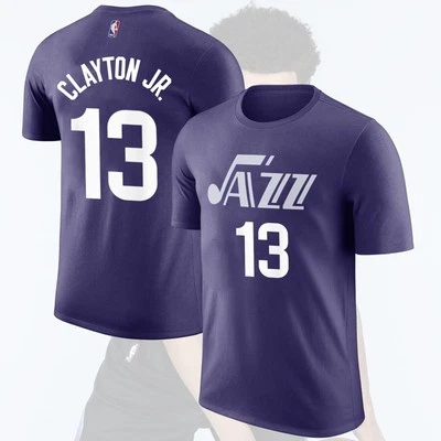 HOT NEW ! Walter Clayton Jr. #13 Utah Jazz 2025 Player Name & Number for Fans - Image 1 of 4