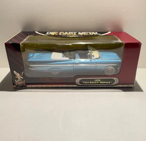 Road Signatures #92188 Maßstab 1:18 1959 Chevy Impala Convertible Open Box - Bild 1 von 11