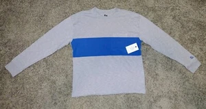 Boy's Free Assembly Long Sleeve Stripe Tee Size XXL 18 Grey w/ Blue - Picture 1 of 8