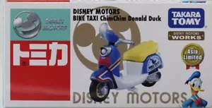 Taxi de motocicleta Tomica chim chim pato Donald motores Disney - Imagen 1 de 1
