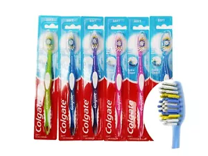 Colgate Zahnbürste weiche Borsten extra sauber verschiedene Farben 6 Stück - Bild 1 von 5