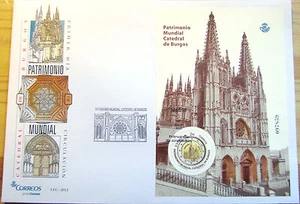 SOBRE 1º DIA DE CIRCULACION PATRIMONIO MUNDIAL " CATEDRAL DE BURGOS " 2012 - Imagen 1 de 1