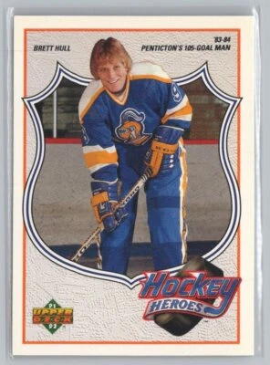 1991-92 Upper Deck #1 Brett Hull Hockey Heroes: Brett Hull - Image 1 of 2
