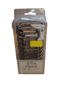 By Appointment Set 12 Decorative Shower Curtain Hooks Rings Bronze New! - Picture 1 of 4