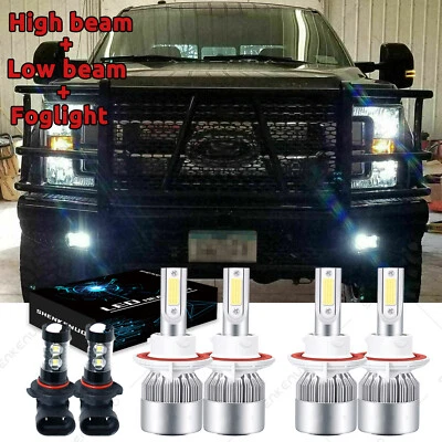 Faro LED alto/bajo + bombillas antiniebla para Ford F250 Super Duty C6V 2012 2013-2017 Foto 1 de 4