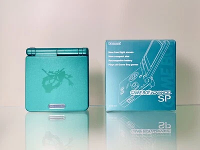 ⭐️ NEW V5 RAYQUAZA GREEN NINTENDO GAME BOY ADVANCE SP IPS BACKLIGHT BACKLIT ❤️ - Image 1 of 4