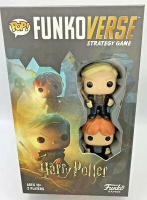 NEW Pop! Funkoverse Strategy Game "Harry Potter" #101 Battle Game Draco vs. Ron - Image 1 of 4