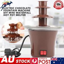 Chocolate Fountain Fondue Mini Waterfall Hotpot Machine Wedding Heating Melts