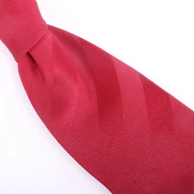 Corbata Wemlon Wemlon roja a rayas diagonales poliéster Foto 1 de 4