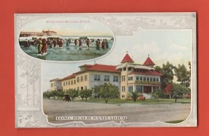 VINTAGE LONG BEACH CALIFORNIA SANITARIUM POSTCARD  - Picture 1 of 2