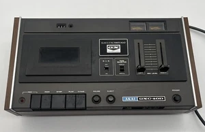 AKAI GXC-40D Casette Deck Vintage Wooden Box Tested & Working - Foto 1 di 21