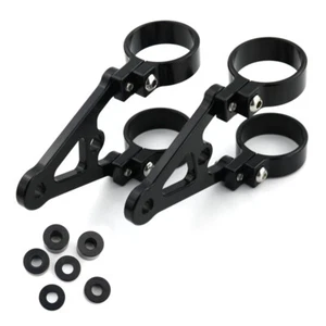 1 par de faros de montaje de faros de aluminio para motocicletas de 35 mm - Imagen 1 de 8