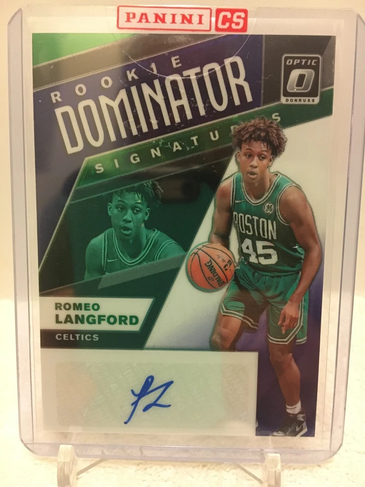 2019-20 Panini Romeo Langford Optic Rookie Auto Dominator Signature Purple 01/29 - Image 1 of 2