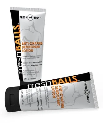 Crema desodorante anti rozaduras Fresh Balls para hombre paquete de 2 de 3,4 OZ Foto 1 de 4
