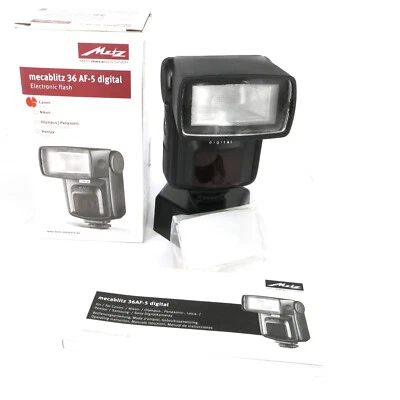 METZ Blitz mecablitz 36 AF-5C  CANON   in OVP TOP  * Fotofachhändler * - Bild 1 von 3