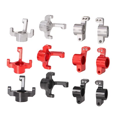 For Losi 1/24 Micro-B 2WD BUGGY Alloy Front Caster Blocks &Knuckle & Rear Hubs - Image 1 of 4