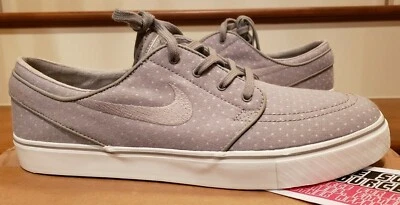 DS Nike Air Zoom Stefan Janowski Premium 705190-011 talla 11 lona lunares gris  Foto 1 de 4