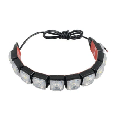 US 10 LED Daytime Running Light DRL Car SUV Fog Day Driving Lamp White Lights - Image 1 of 4