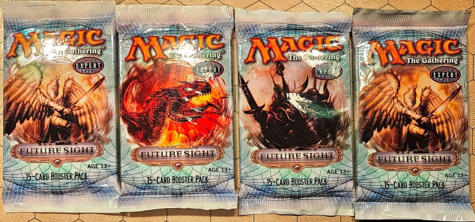 4 NEW  MTG Magic The Gathering FUTURE SIGHT 15-card Booster Packs SEALED ENGLISH - Image 1 of 1