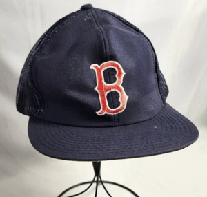 vintage Twins Enterprise BOSTON RED SOX baseball Trucker Hat snapback Mesh - Picture 1 of 6