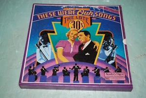 THESE WERE OUR SONGS THE LATE 30s. 7 LP VINYL RECORD ALBUM - Picture 1 of 5