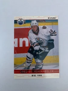 2002-03 BAP Memorabilia Ruby #151 Mike York 087/200 Edmonton Oilers - Picture 1 of 2