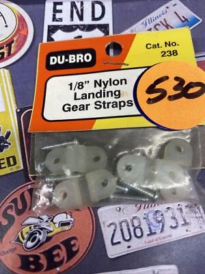 Dubro 238 Nylon Large Straps 1/8" NewOldStock 🇺🇸USA Made&Shipped - Image 1 of 3