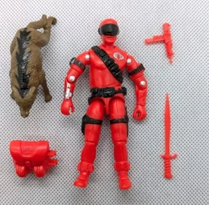 GI Joe Black Major Red Shadow Snake Eyes Crimson Commando V2 Timber ARAH Rep OG - Picture 1 of 4