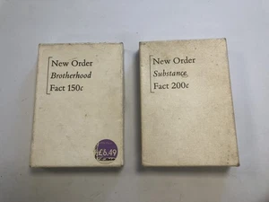 New Order Substance Fact 200c & Brotherhood Fact 150c Cassette Limited Edition - Picture 1 of 15