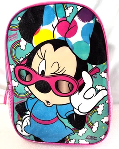 Disney Minnie Mouse Backpack New with tags ~ 16" ~ Reflective Safety, Adjustable - Picture 1 of 7