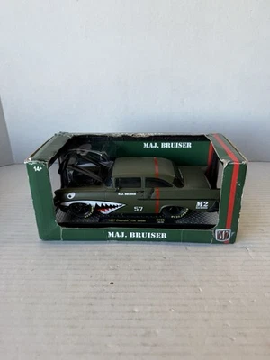 M2 Machines 1/24 Maj. Bruiser 1957 Chevrolet 150 Sedan R109  SKU 2 - Image 1 of 4
