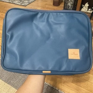 Jon Hart Design 15" Computer Case, French Blue w/ Initials - Afbeelding 1 van 5