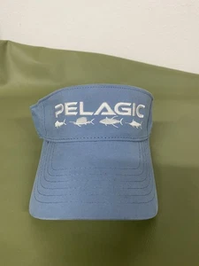 Gorra parasol unisex pelágica azul bordado logotipo OS correa ajustable - Imagen 1 de 5
