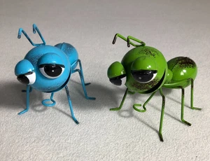 2 Pack Metal Ants Garden Decor Wall Sculptures For Patio Lawn Yard Ornament. - Picture 1 of 7