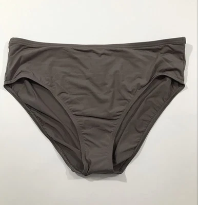 Precio de venta sugerido por el fabricante $50 Calvin Klein parte inferior de bikini clásico talla 14 humo nuevo con etiquetas Foto 1 de 4